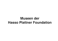 Logo: Museen der Hasso Plattner Foundation gGmbH